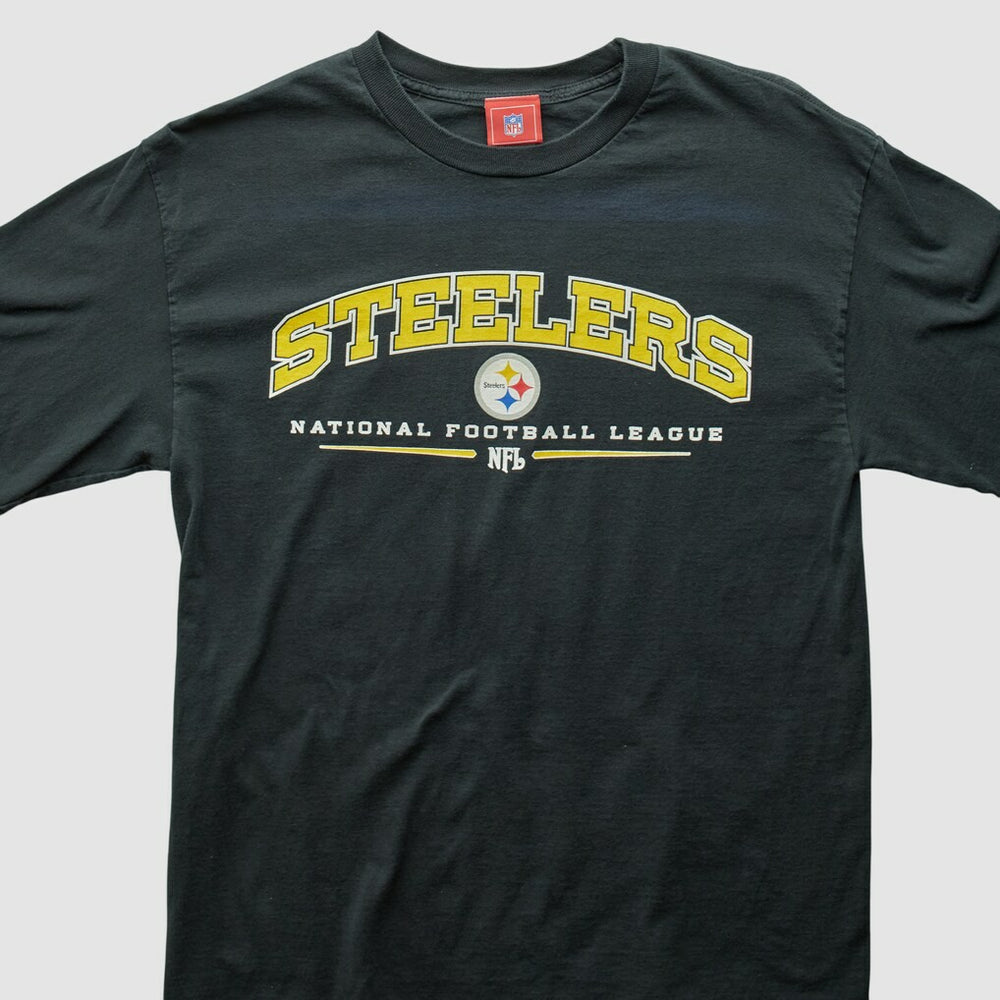 Pittsburgh Steelers NFL 2000s T-Shirt - Black Vintage - Fanatics