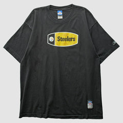 Pittsburgh Steelers Reebok 2000s T-Shirt - Black Vintage - Fanatics