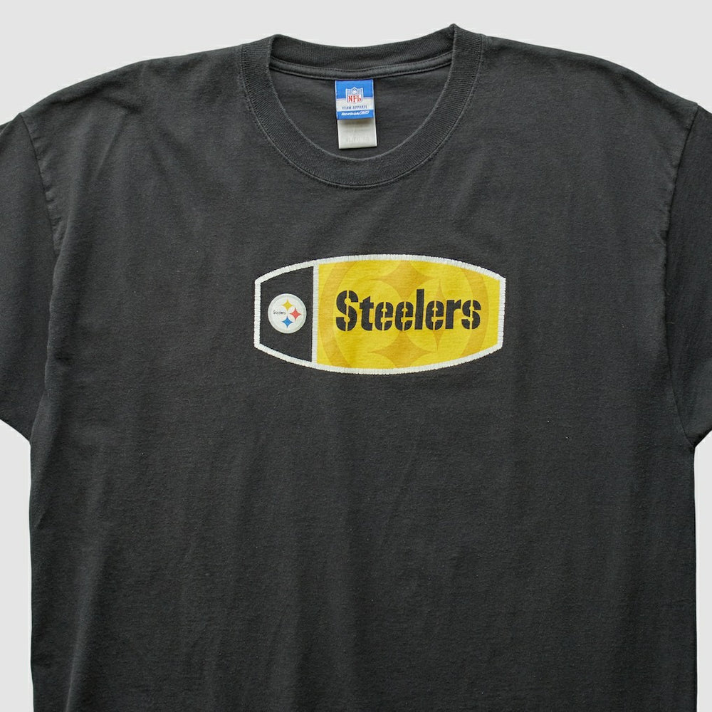 Pittsburgh Steelers Reebok 2000s T-Shirt - Black Vintage - Fanatics