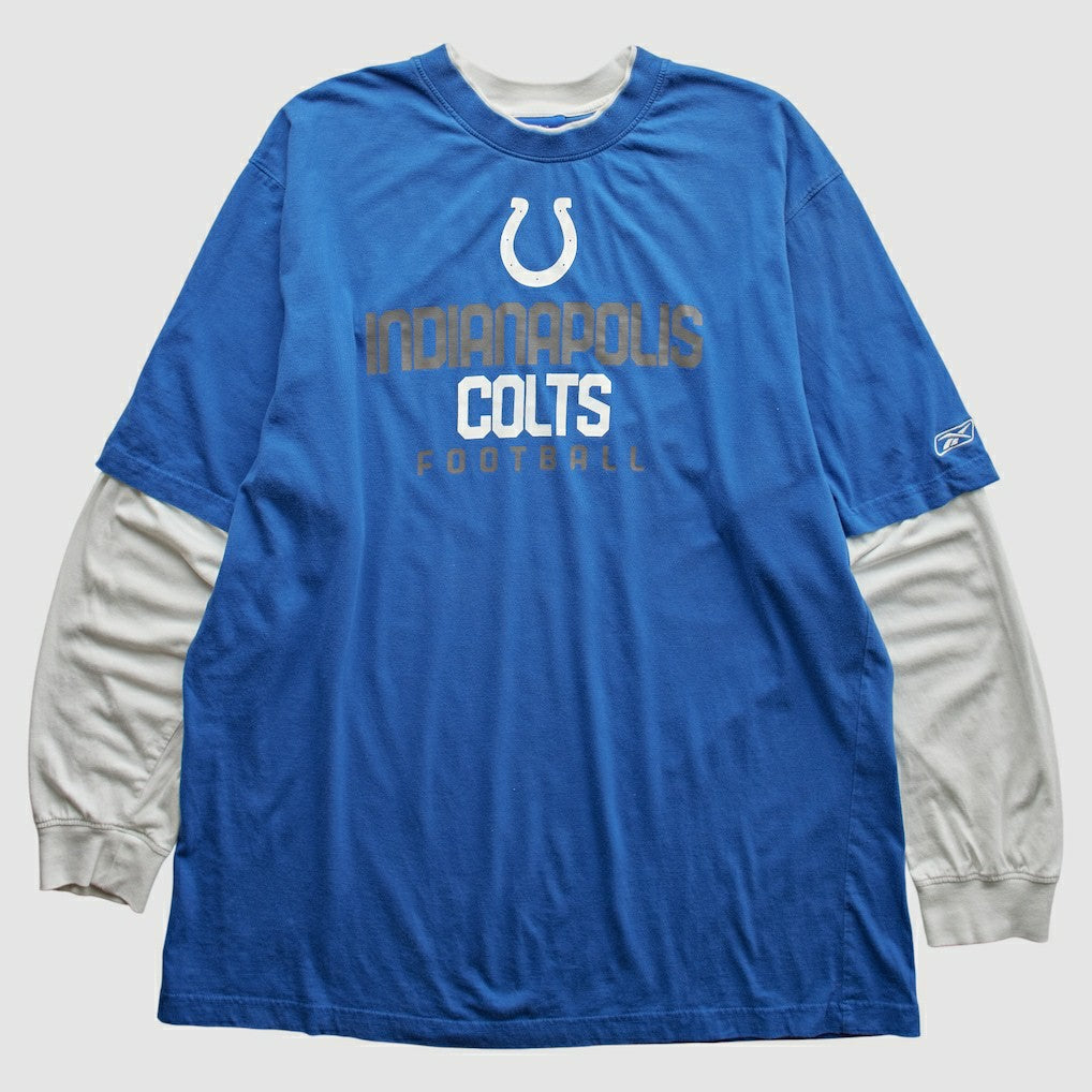 Indianapolis Colts Reebok 2000s T-Shirt - Blue Vintage - Fanatics