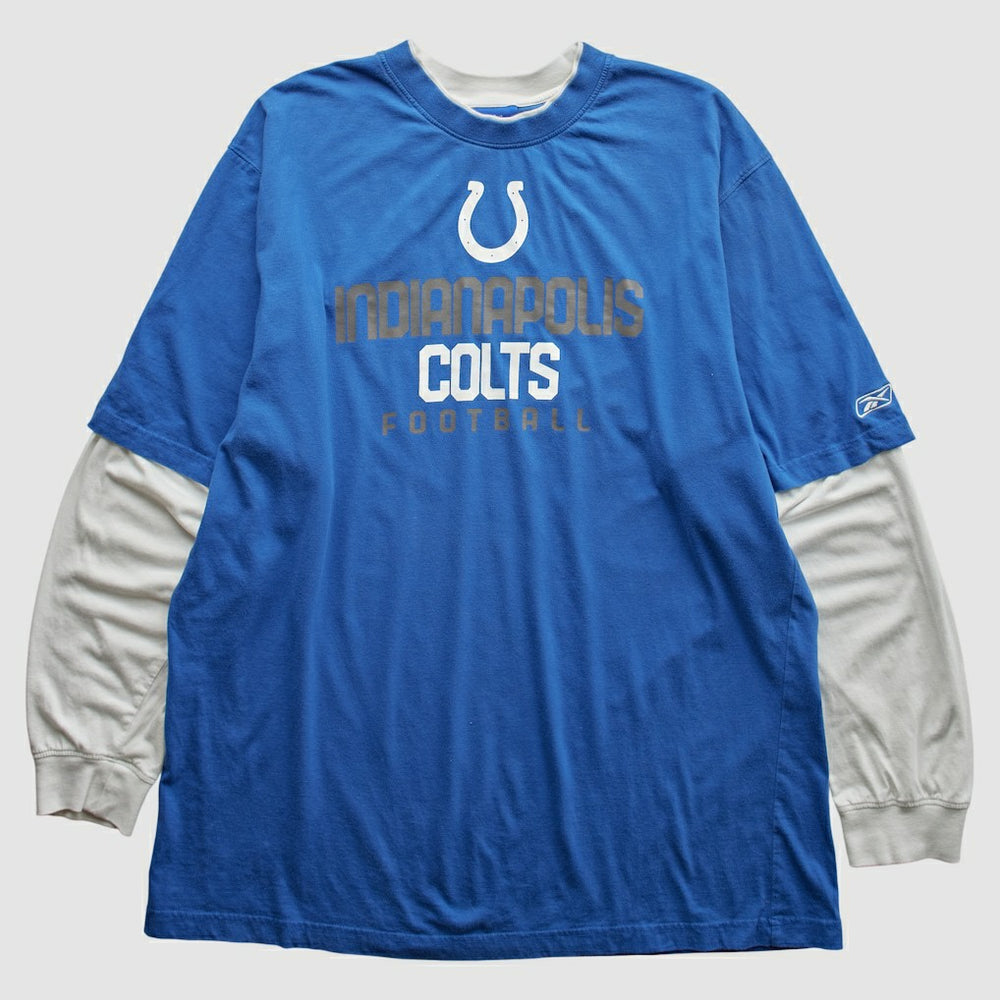 Indianapolis Colts Reebok 2000s T-Shirt - Blue Vintage - Fanatics