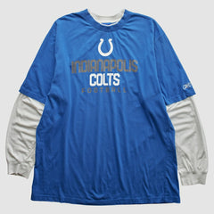 Indianapolis Colts Reebok 2000s T-Shirt - Blue Vintage - Fanatics