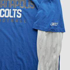Indianapolis Colts Reebok 2000s T-Shirt - Blue Vintage - Fanatics