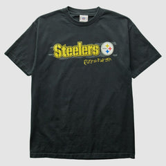 Pittsburgh Steelers NFL 2000s T-Shirt - Black Vintage - Fanatics