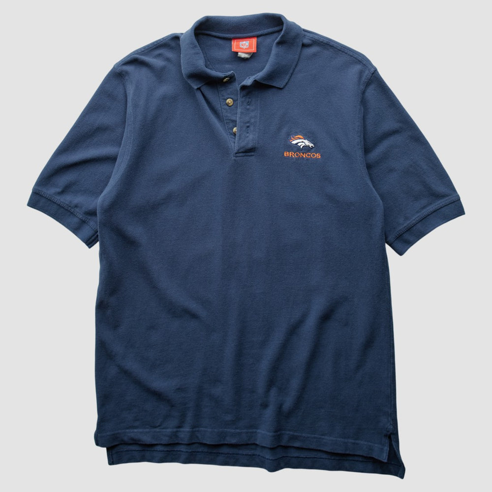 Denver Broncos NFL 2000s Polo - Navy Vintage - Fanatics