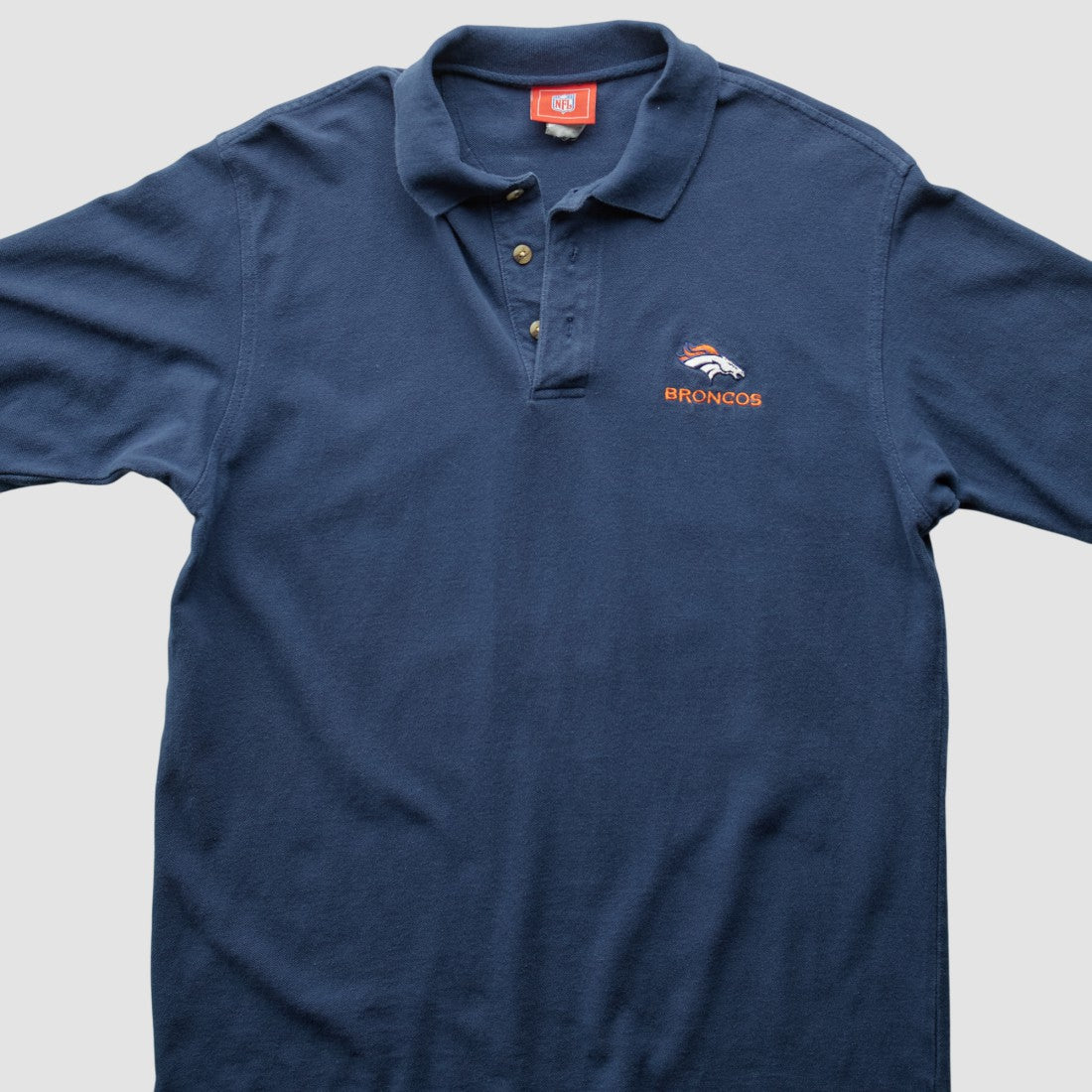 Denver Broncos NFL 2000s Polo - Navy Vintage - Fanatics