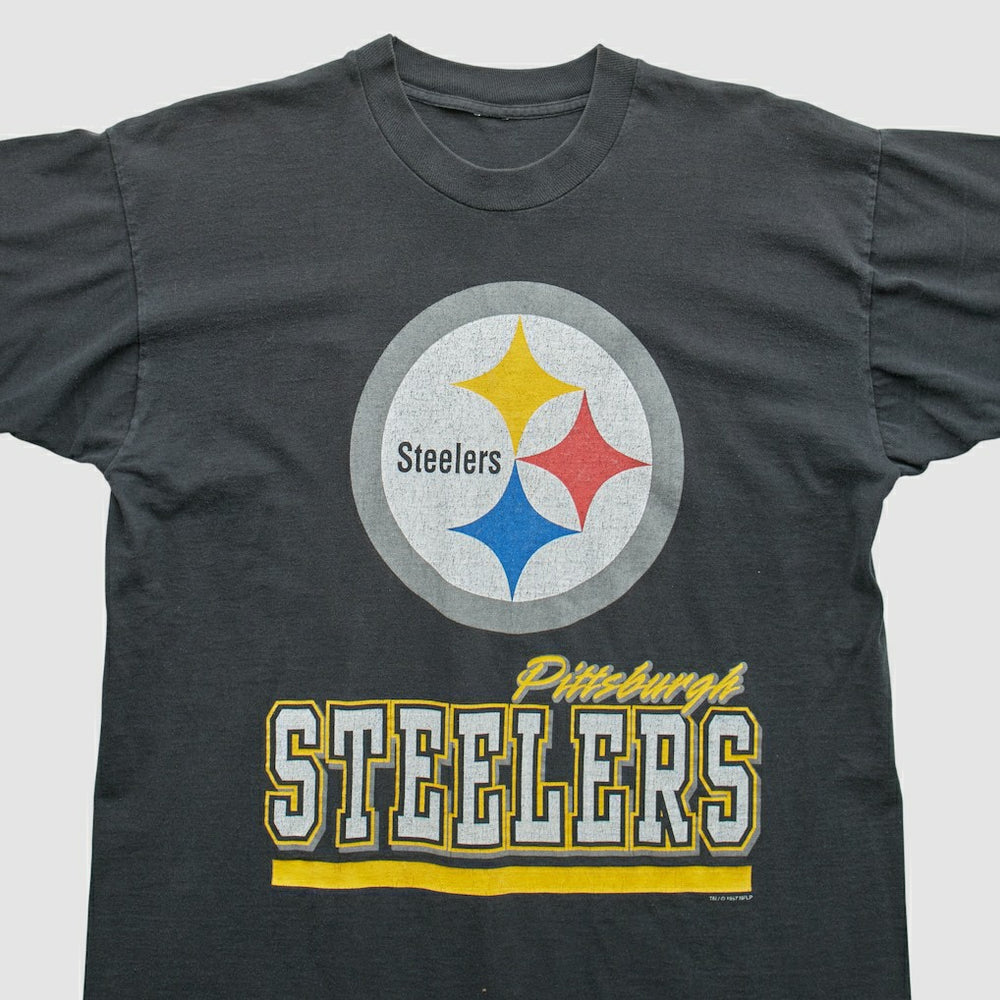 Pittsburgh Steelers 1997 T-Shirt - Black Vintage - Fanatics