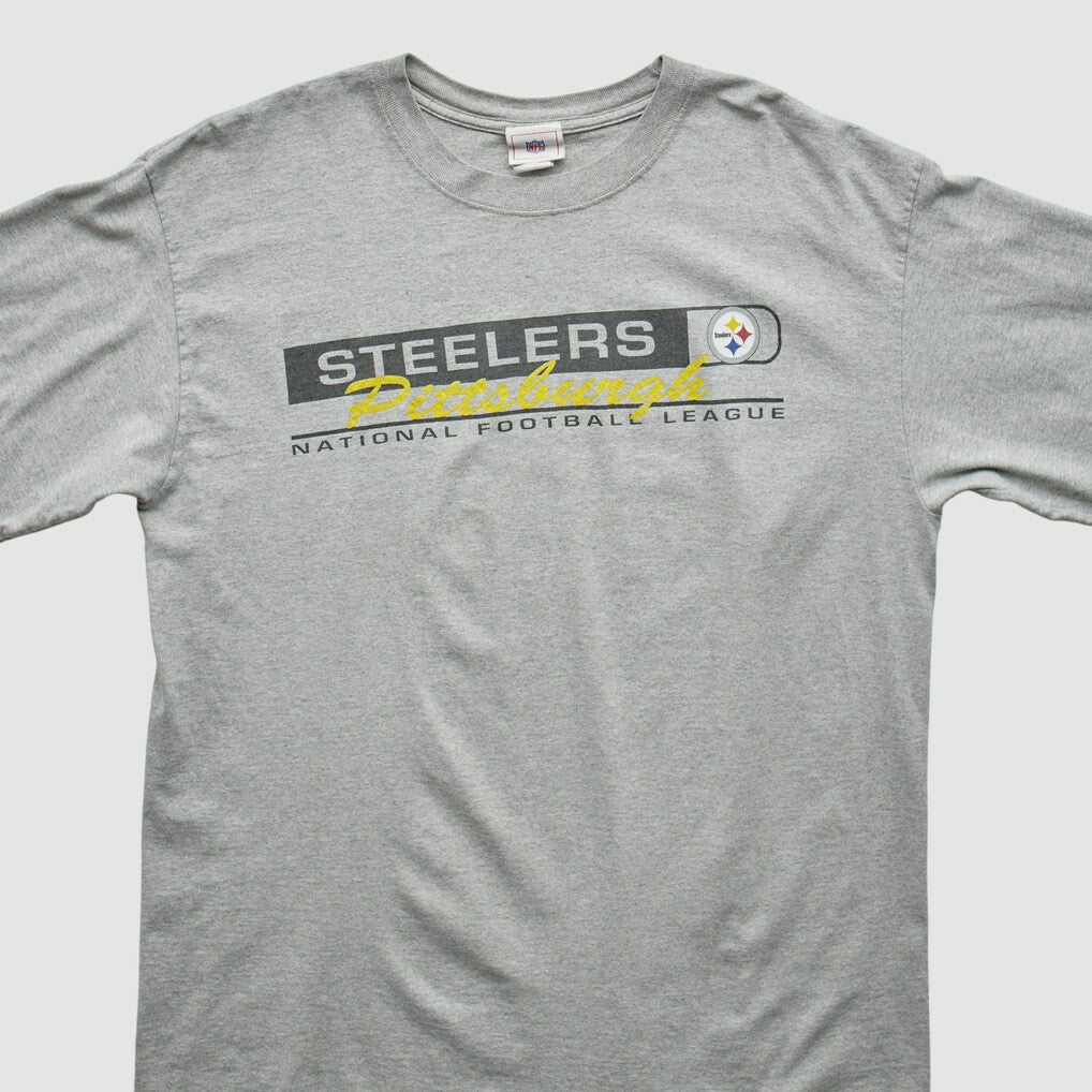 Pittsburgh Steelers 2000s T-Shirt - Gray Vintage - Fanatics