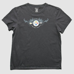 Pittsburgh Steelers Reebok 2009 T-Shirt - Gray Vintage - Fanatics