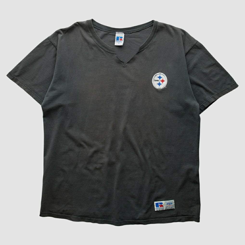 Pittsburgh Steelers Russell 90s T-Shirt - Black Vintage - Fanatics