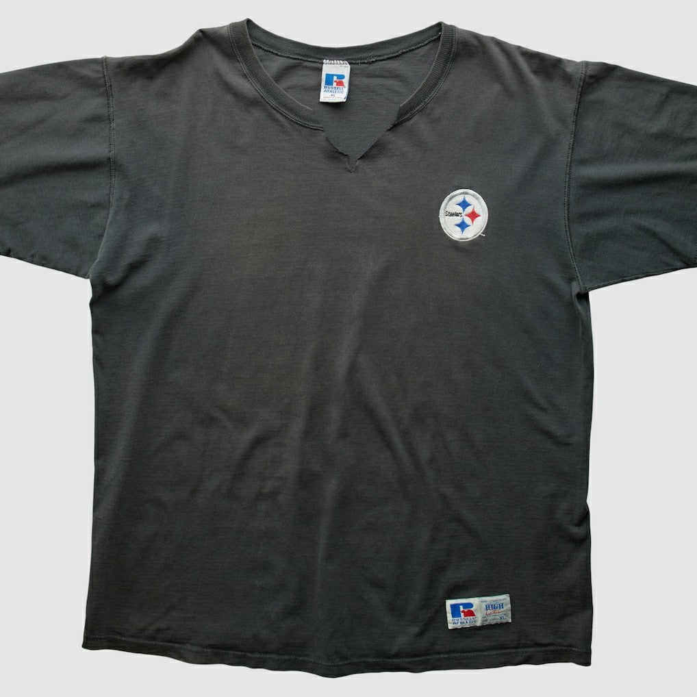 Pittsburgh Steelers Russell 90s T-Shirt - Black Vintage - Fanatics