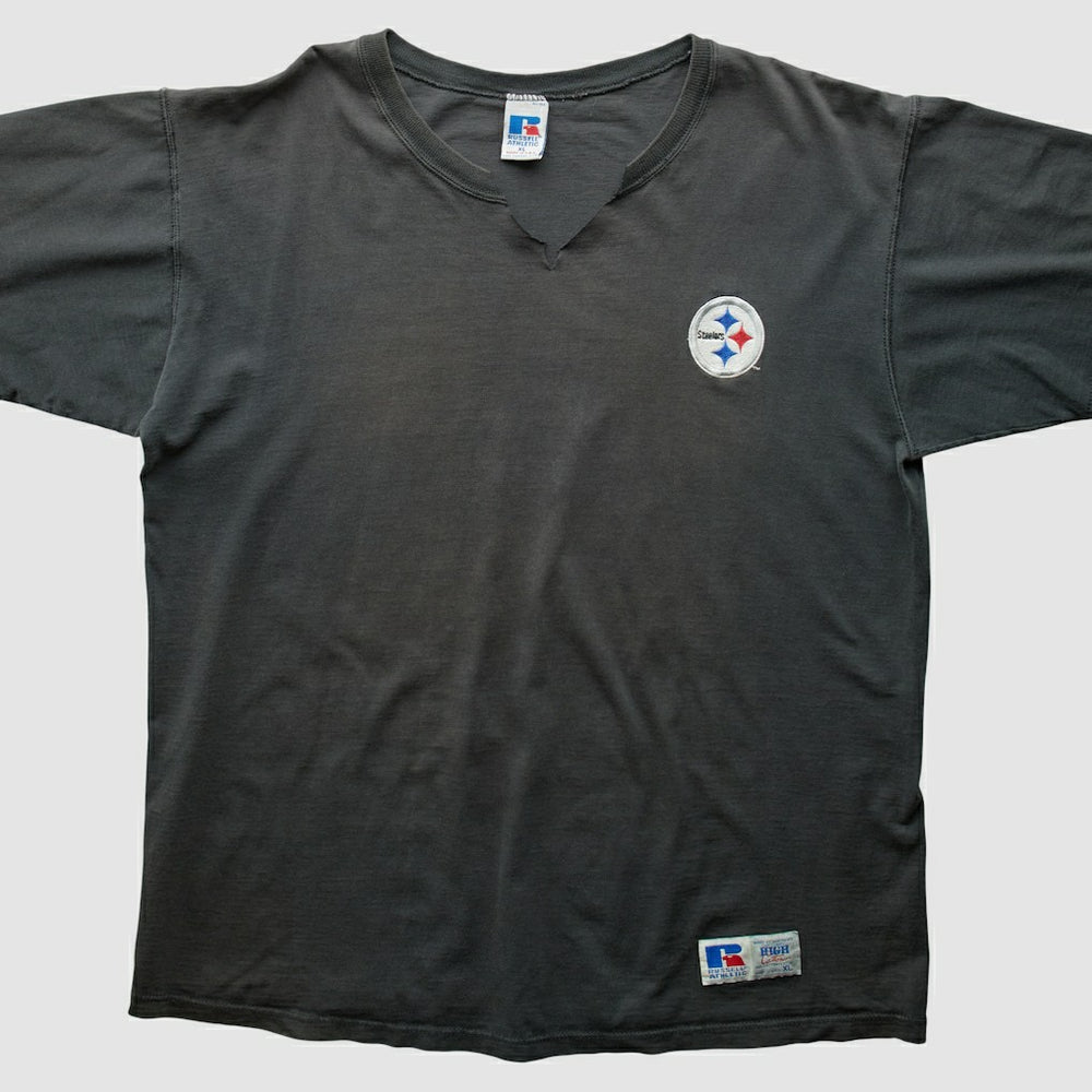 Pittsburgh Steelers Russell 90s T-Shirt - Black Vintage - Fanatics