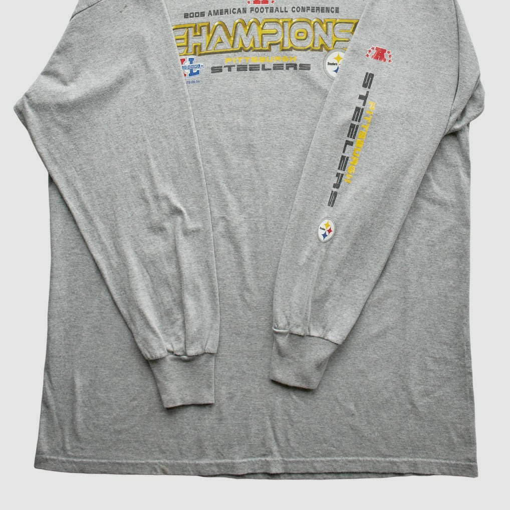 Pittsburgh Steelers NFL 2005 T-Shirt - Gray Vintage - Fanatics