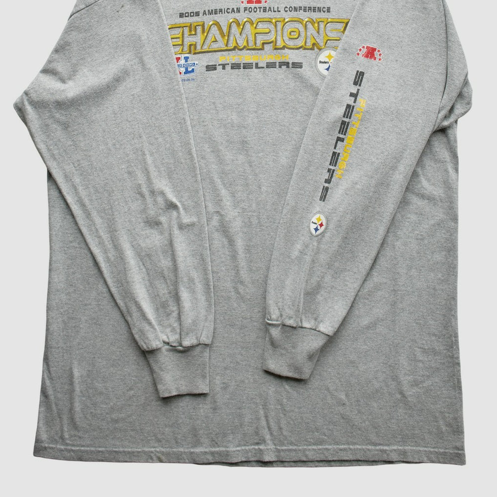 Pittsburgh Steelers NFL 2005 T-Shirt - Gray Vintage - Fanatics