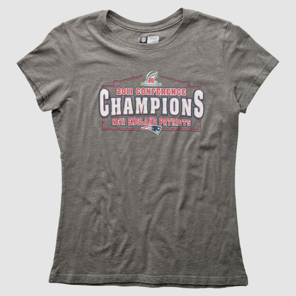 New England Patriots 2011 T-Shirt - Gray Vintage - Fanatics