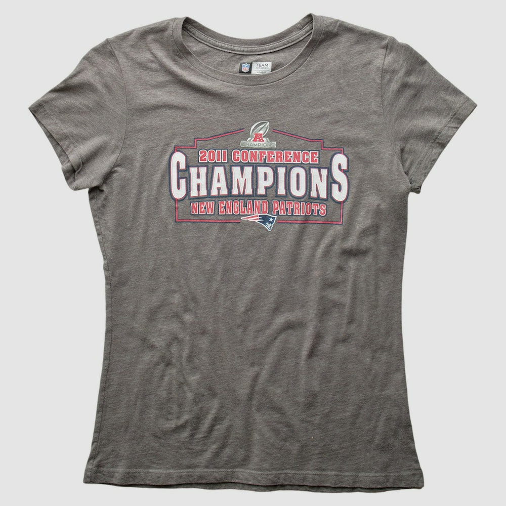 New England Patriots 2011 T-Shirt - Gray Vintage - Fanatics