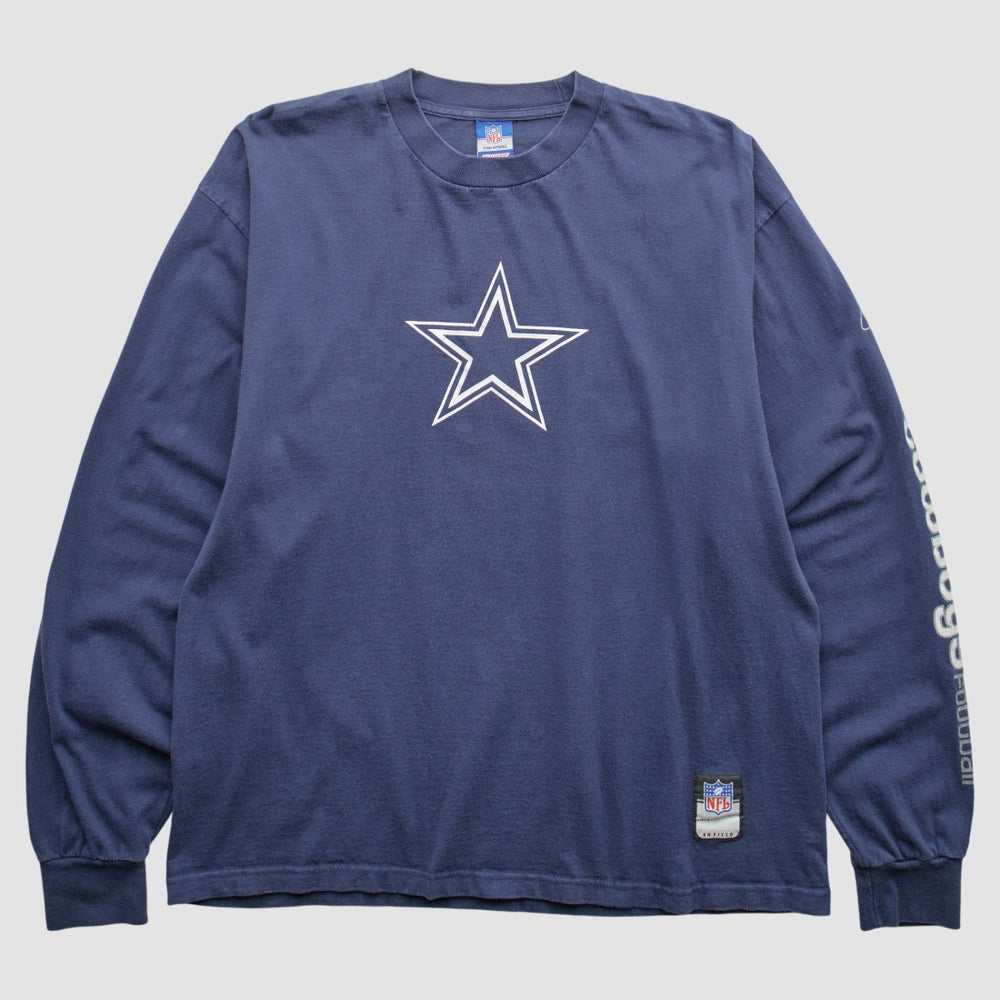 Dallas Cowboys Reebok 2000s T-Shirt - Navy Vintage - Fanatics