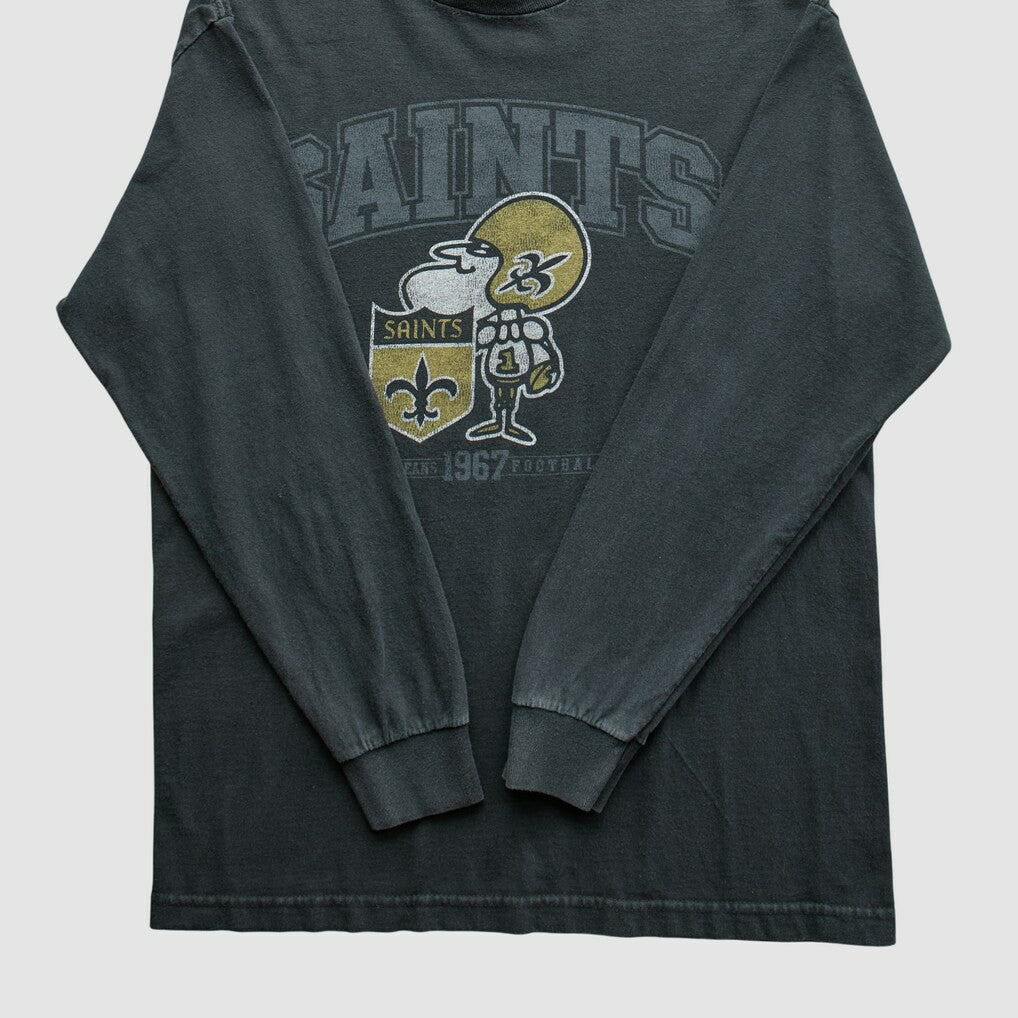 New Orleans Saints NFL 2010s T-Shirt - Black Vintage - Fanatics