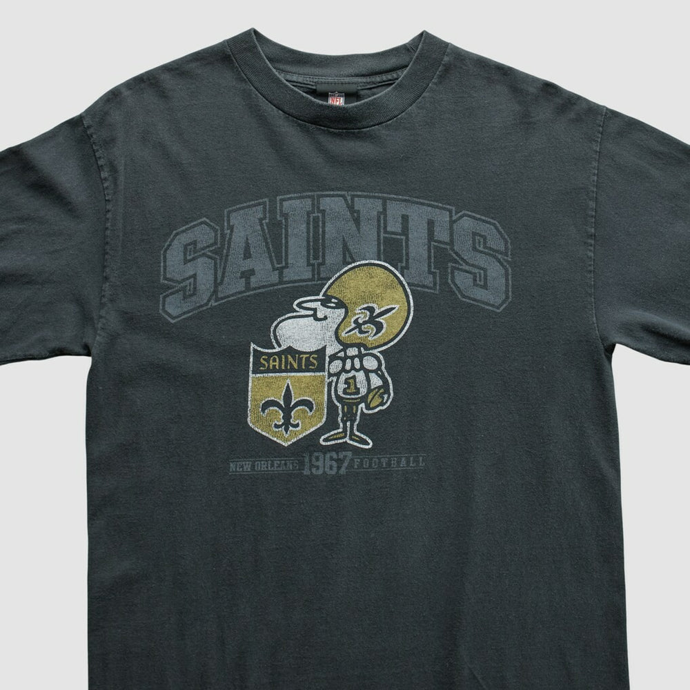 New Orleans Saints NFL 2010s T-Shirt - Black Vintage - Fanatics