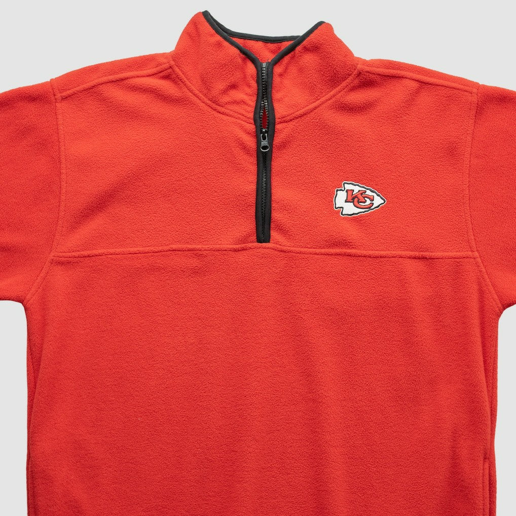 Kansas City Chiefs NFL 2000s 1/4 Zip Sweatshirt - Red Vintage - Fanatics