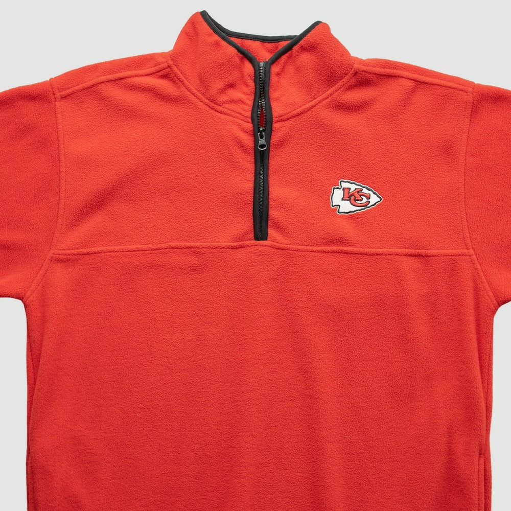 Kansas City Chiefs NFL 2000s 1/4 Zip Sweatshirt - Red Vintage - Fanatics