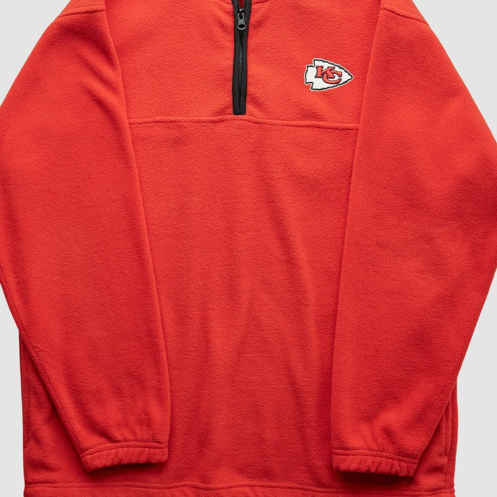 Kansas City Chiefs NFL 2000s 1/4 Zip Sweatshirt - Red Vintage - Fanatics