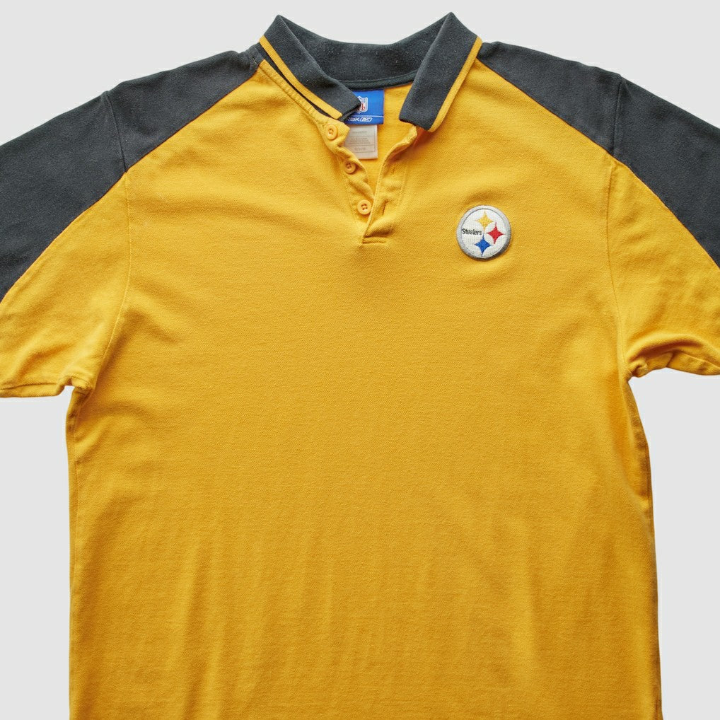 Pittsburgh Steelers Reebok 2000s T-Shirt - Yellow Vintage - Fanatics