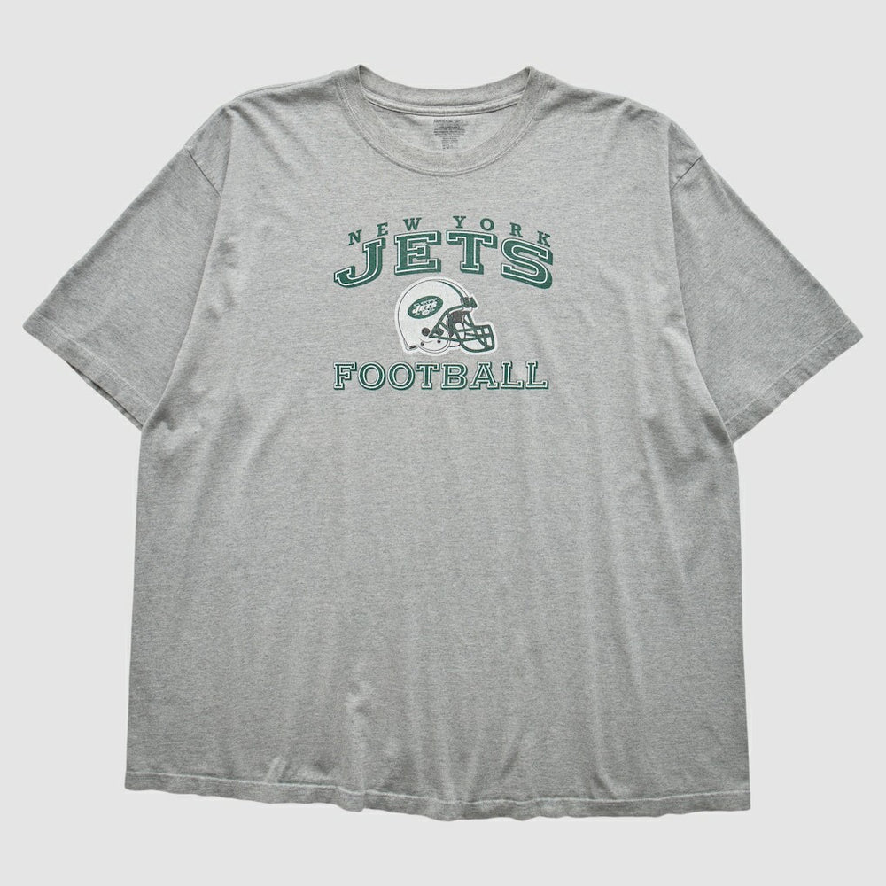 New York Jets Reebok 2000s T-Shirt - Gray Vintage - Fanatics