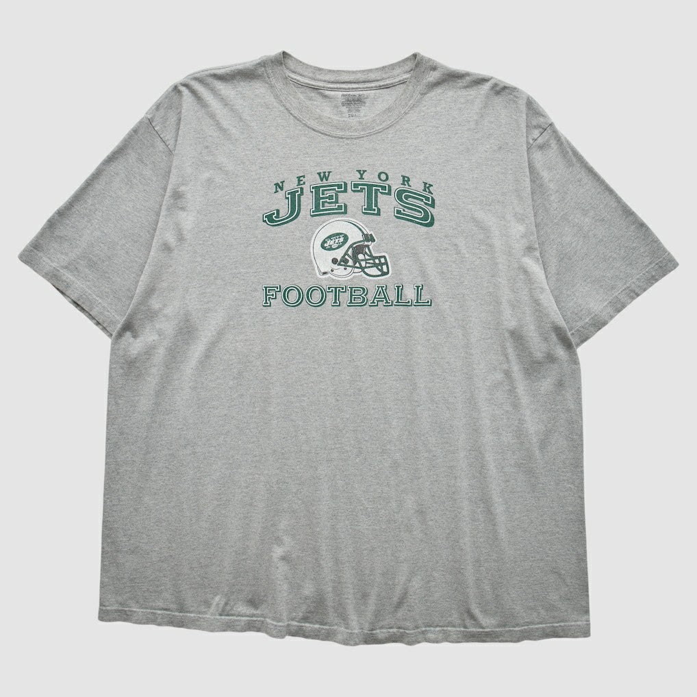 New York Jets Reebok 2000s T-Shirt - Gray Vintage - Fanatics