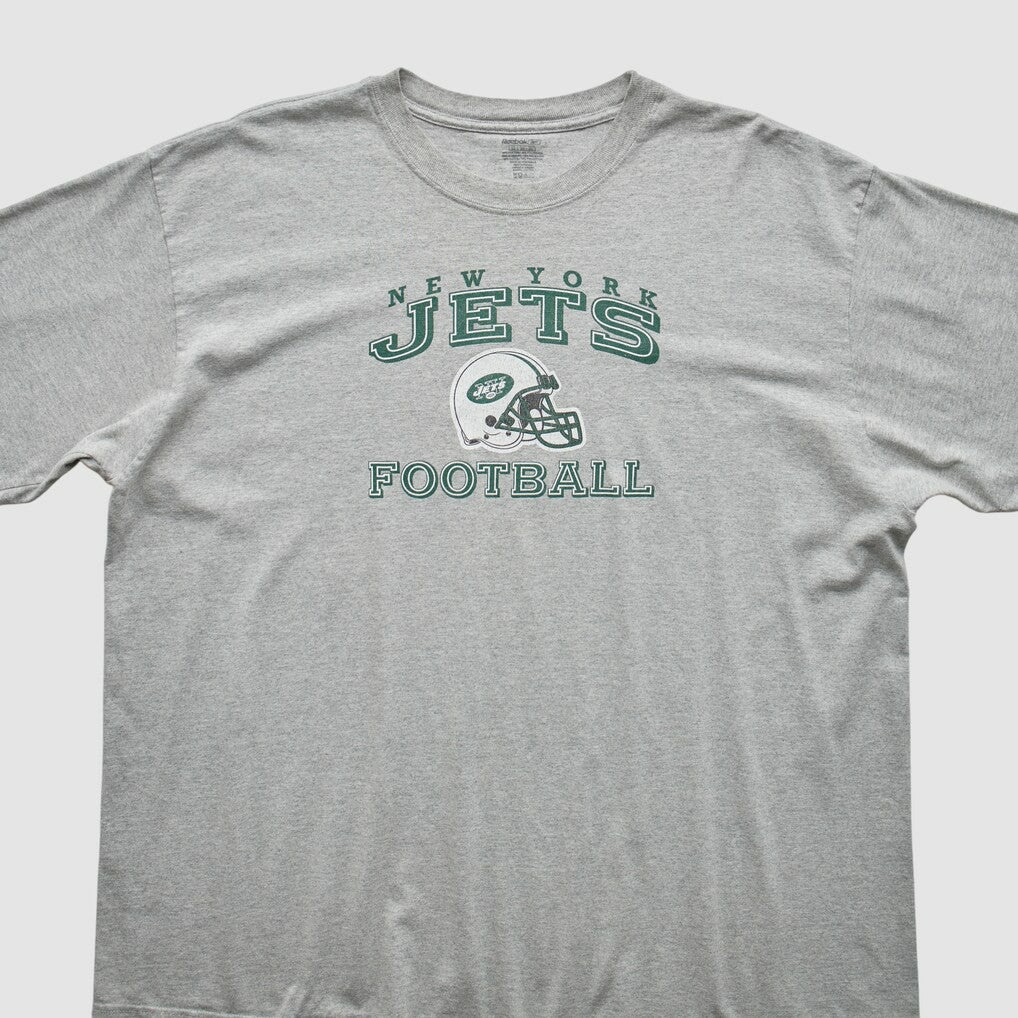 New York Jets Reebok 2000s T-Shirt - Gray Vintage - Fanatics