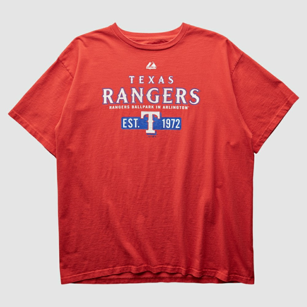 Texas Rangers Majestic 2000s T-Shirt Near Me