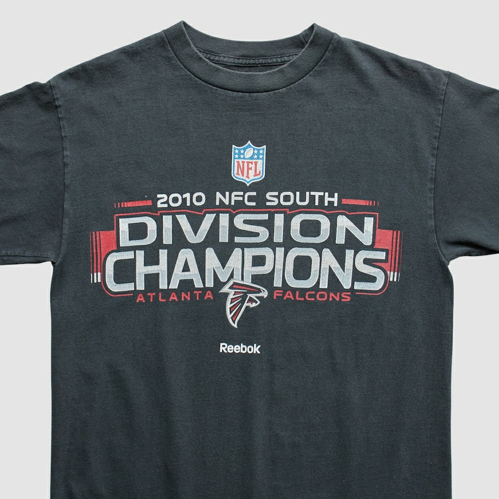 Atlanta Falcons Reebok 2010 T-Shirt - Black Vintage - Fanatics