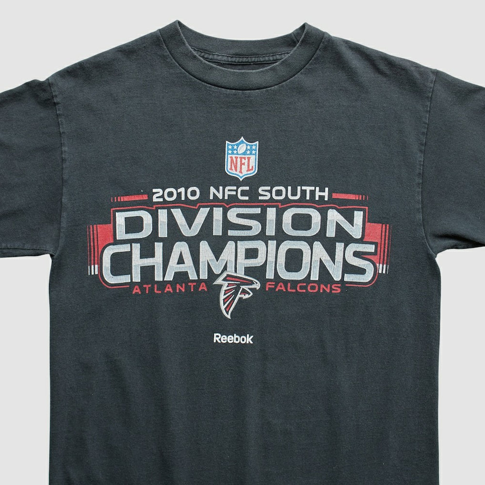 Atlanta Falcons Reebok 2010 T-Shirt - Black Vintage - Fanatics