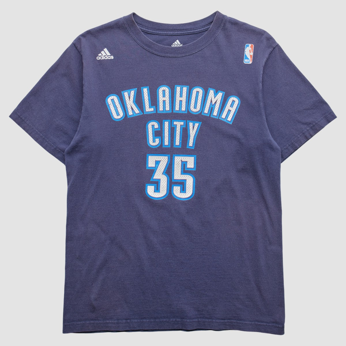 Adidas Oklahoma City Thunder 2010s T-Shirt Navy Vintage