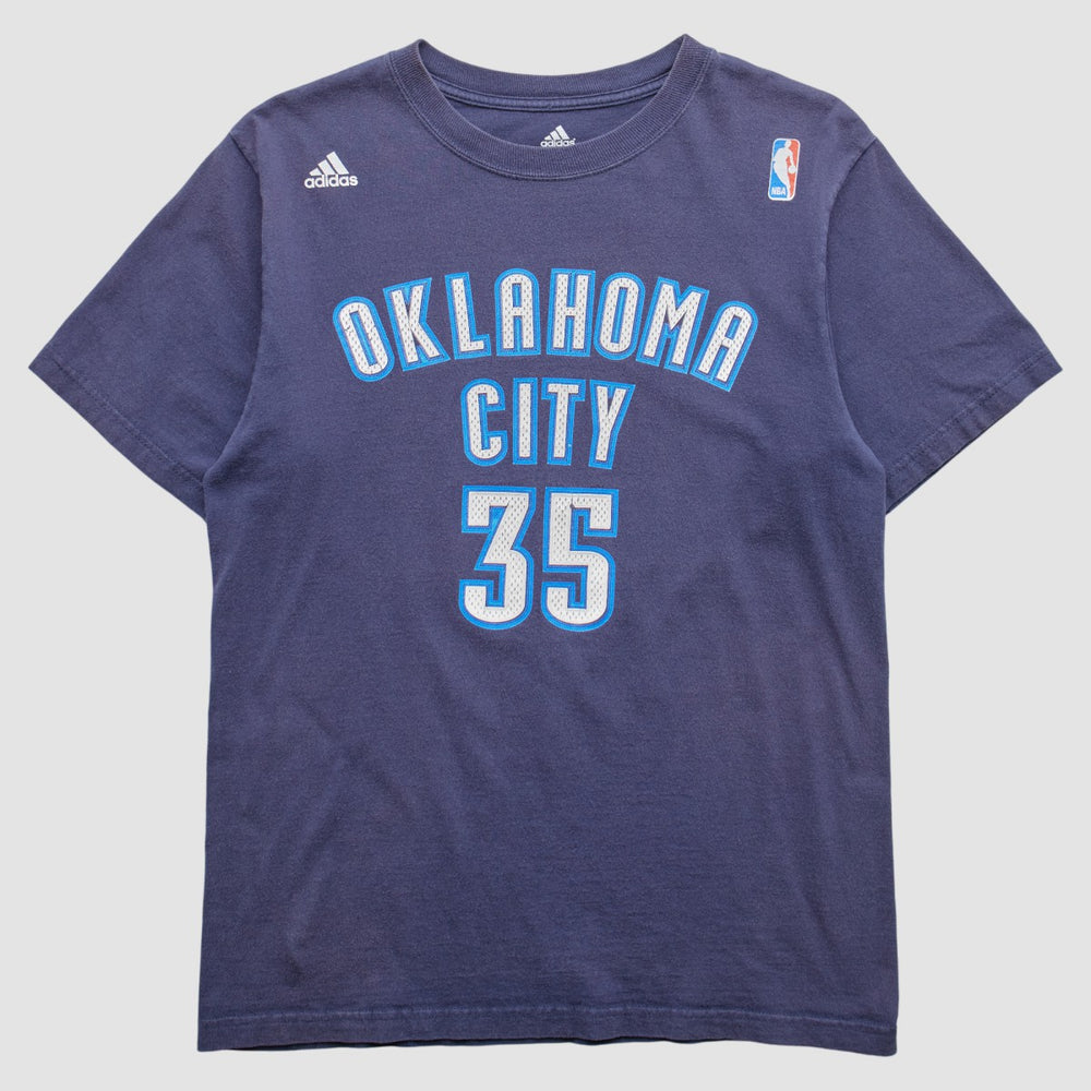 Adidas Oklahoma City Thunder 2010s T-Shirt Navy Vintage