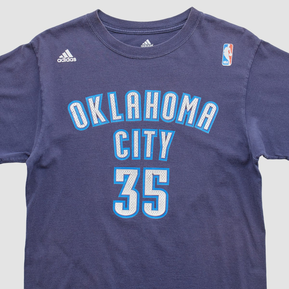 Adidas Oklahoma City Thunder 2010s T-Shirt Navy Vintage
