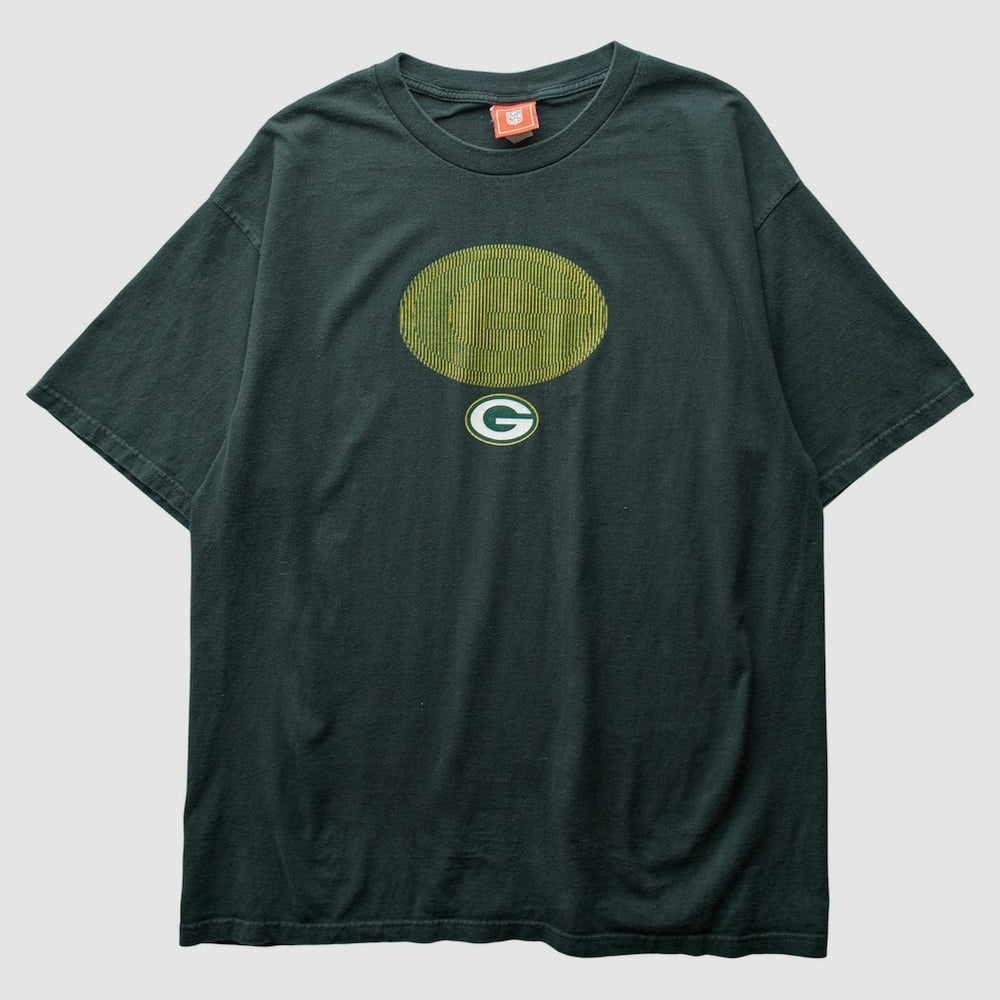 Green Bay Packers NFL 2000s T-Shirt - Black Vintage - Fanatics