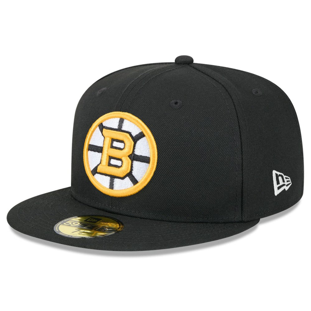 Boston Bruins New Era Core 59FIFTY Fitted Hat - Black | New Era on sale