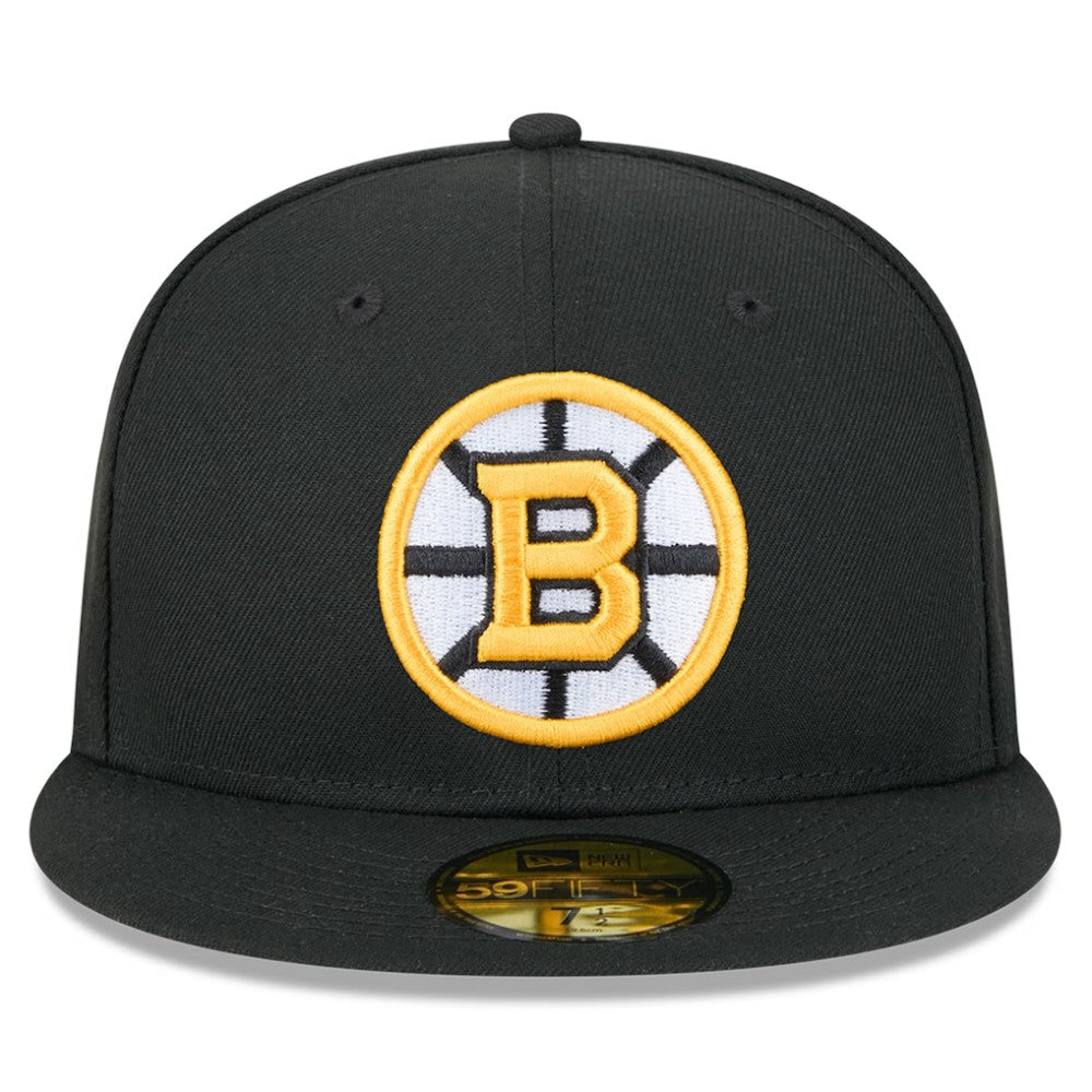 Boston Bruins New Era Core 59FIFTY Fitted Hat - Black | New Era on sale