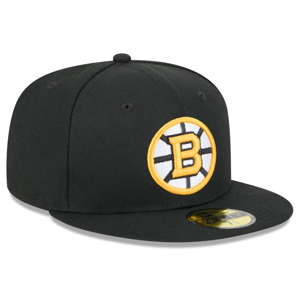 Boston Bruins New Era Core 59FIFTY Fitted Hat - Black | New Era on sale