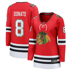 Ryan Donato Chicago Blackhawks Fanatics Women's Centennial Breakaway Player Jersey - Red | Fanatics Lifestyle