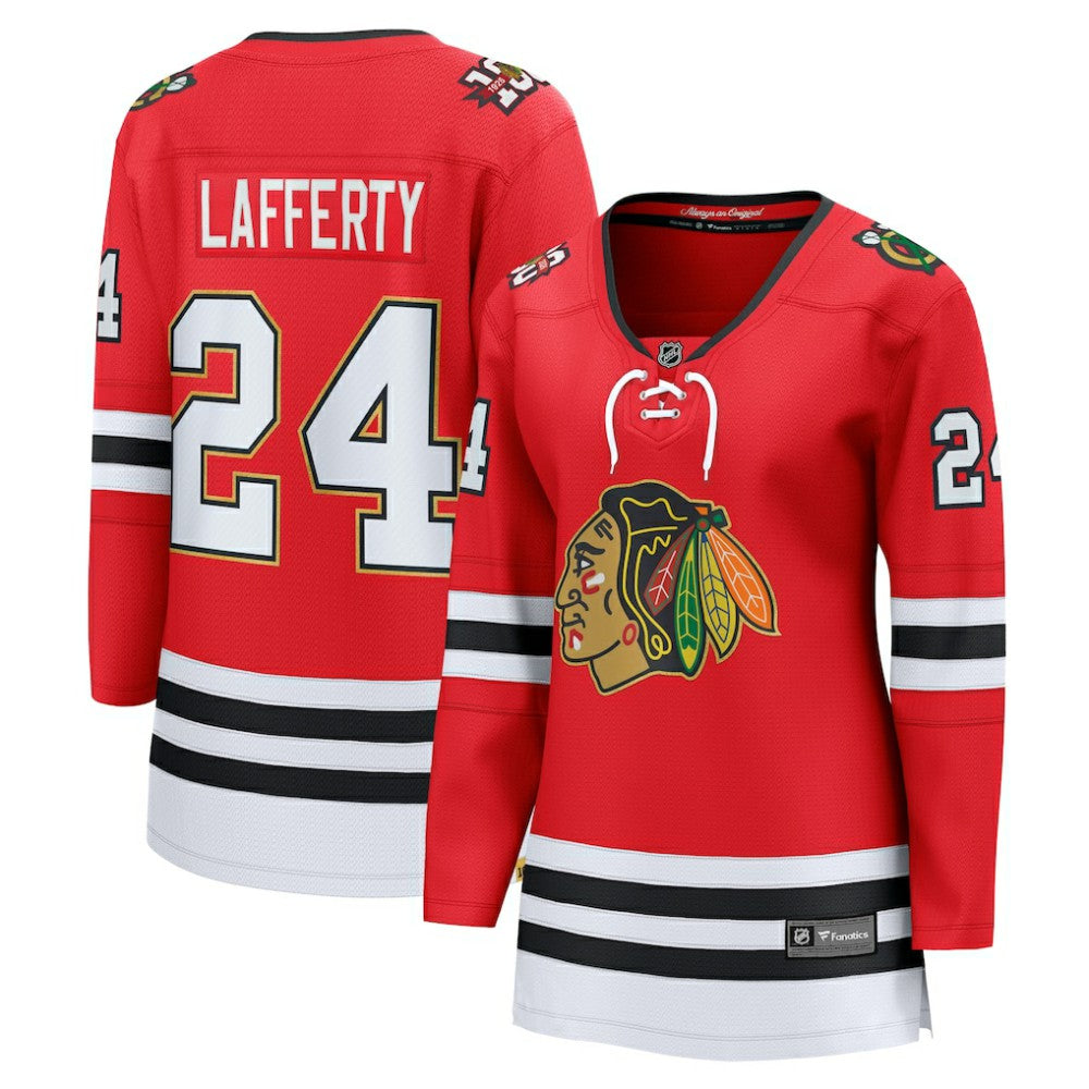 Sam Lafferty Chicago Blackhawks Fanatics Women's Centennial Breakaway Player Jersey - Red | Fanatics near me