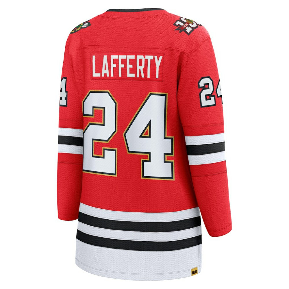 Sam Lafferty Chicago Blackhawks Fanatics Women's Centennial Breakaway Player Jersey - Red | Fanatics near me