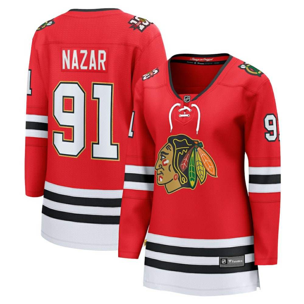 Frank Nazar Chicago Blackhawks Fanatics Women's Centennial Breakaway Player Jersey - Red | Fanatics near me