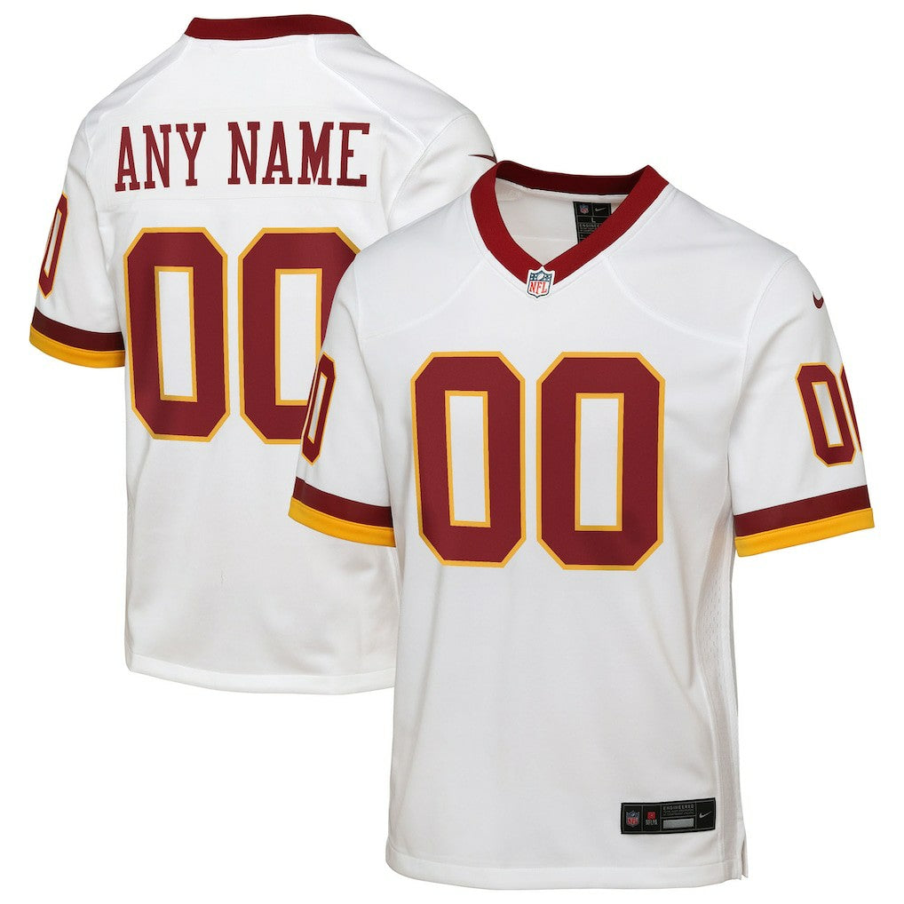 Washington Commanders Youth Game Super Bowl Era Custom Jersey - White - Nike
