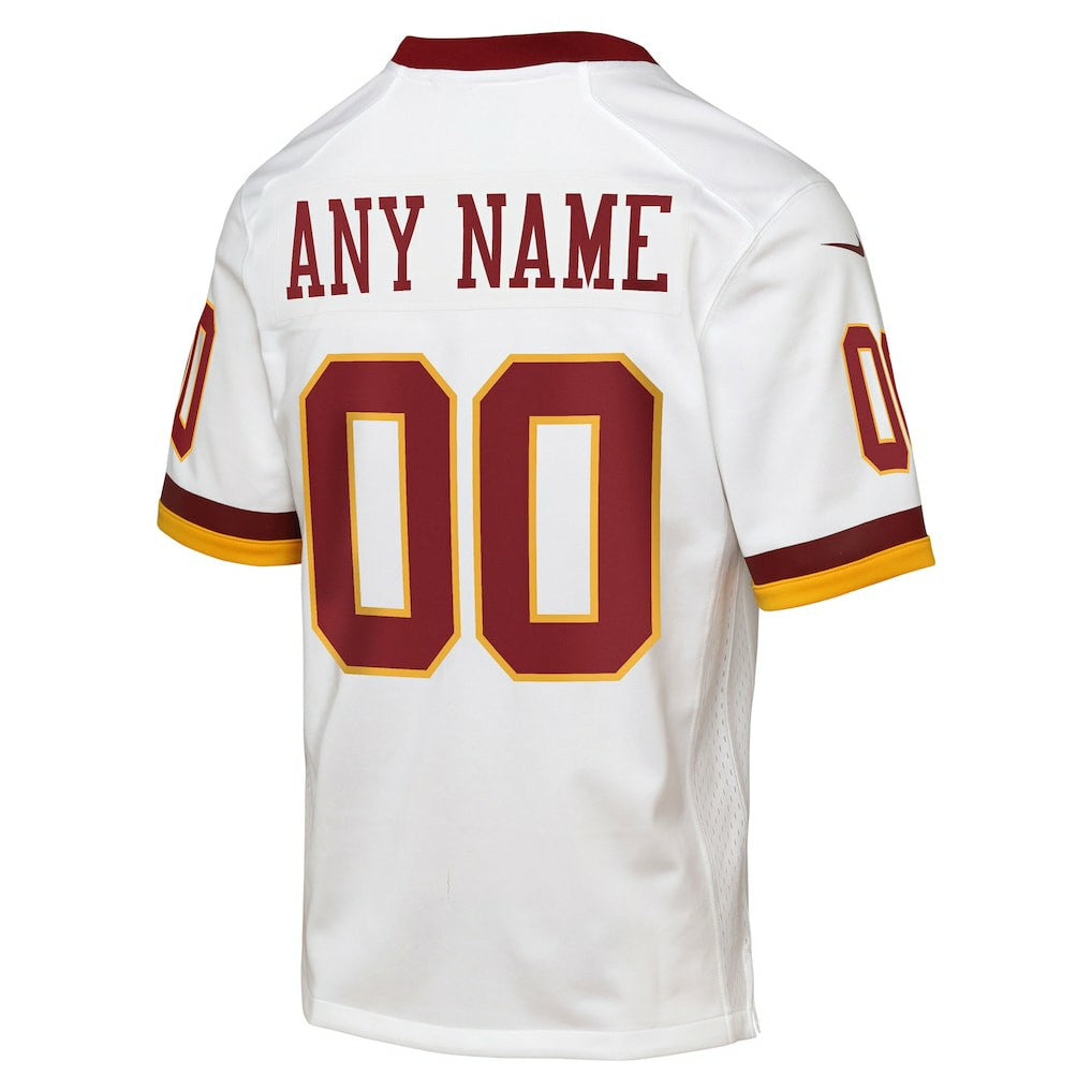 Washington Commanders Youth Game Super Bowl Era Custom Jersey - White - Nike