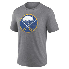Buffalo Sabres Heritage Custom Tri-Blend T-Shirt - Gray | NHL online