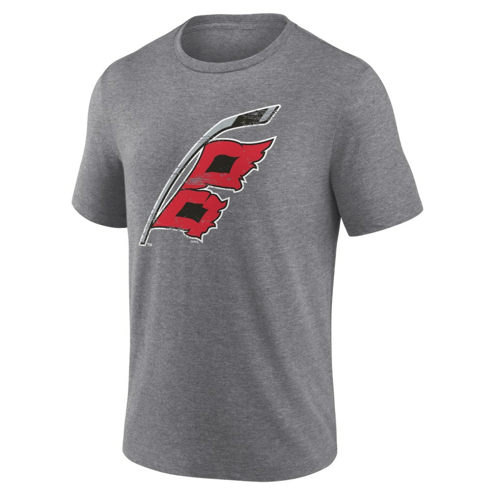 Carolina Hurricanes Heritage Custom Tri-Blend T-Shirt - Gray | NHL sale