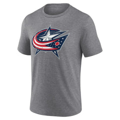 Columbus Blue Jackets Heritage Custom Tri-Blend T-Shirt - Gray | NHL discount