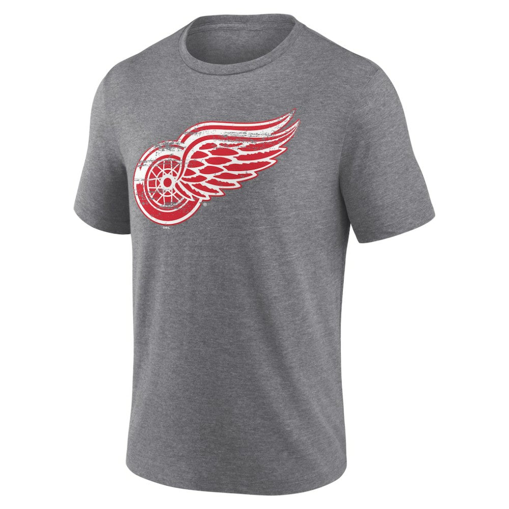 Detroit Red Wings Heritage Custom Tri-Blend T-Shirt - Gray | NHL on sale